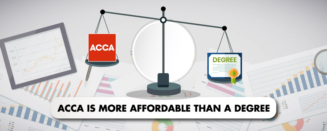 ACCA is more affordabble than a degree